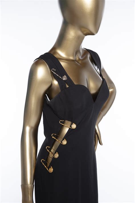 Versace safety pin dress price